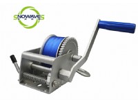 1500LBS HAND WINCH(WEBBING) DACROMET WITH FIXED HANDLE(SW1500W DACROMET FIXED)