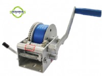 2000LBS HAND WINCH(WEBBING) DACROMET WITH REMOVABLE HANDLE(SW2000W DACROMET REMOVABLE)